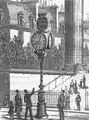 Horloge pneumatique à Paris, 1880.