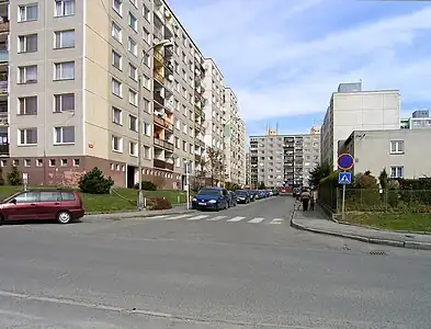 Horní Bříza : rue Comenius.