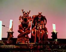 photo d'un autel wicca.