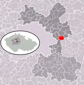 Localisation de Horoušany