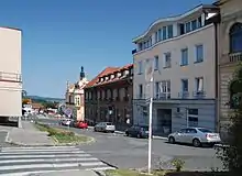 Une rue de la ville d'Hořovice