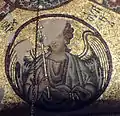 Mosaïque représentant l'archange Uriel au Monastère d'Osios Loukas