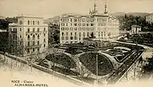L'Hôtel Alhambra (vers 1910).