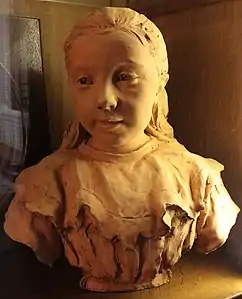 Buste de fillette, Suzanne Belleudy (1895), musée des Beaux-Arts de Béziers.