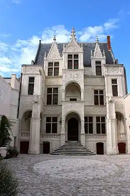 L'hotel Goüin de Tours, XVe siècle, typique de la Renaissance de la Loire.