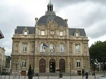 Hôtel de ville à Tourcoing.