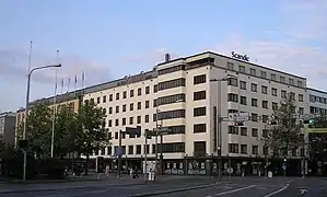 Le bâtiment de l'hôtel Emmaus