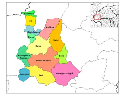 Localisation de Karangasso-Sambla