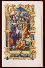 L'arrestation du Christ, f.16r.