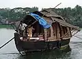 Bateau-maison au Kerala.
