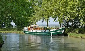 Le canal du Midi à Poilhes