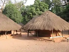 Maisons traditionnelles sur l'île de Caravela