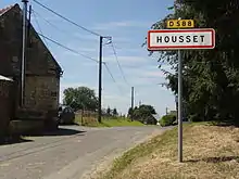 Entrée du village