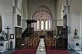 Vue intérieure de l'église