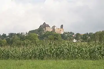 Vue générale du château.
