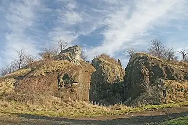 Ruines du château de Veliš.
