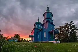 Eglise de la sainte croix, classé à Staryi Solotvyn.