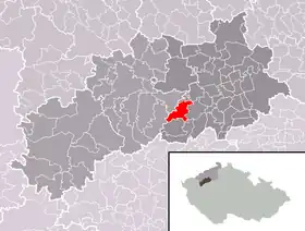 Localisation de Hřivice