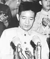 Hu Yaobang(en poste : 1980-1987)nommé secrétaire général en 1980 ; cumule les postes de président et de secrétaire général en 1981-1982 ; poste de président supprimé ensuite