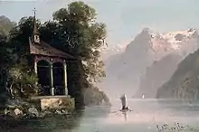 La chapelle de Tell sur le lac des Quatre-Cantons (sans date)