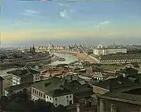 Vue de Moscou avec le Kremlin (vers 1850-1860)