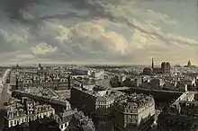 Paris depuis la Tour Saint-Jacques, vue sud-est (1866)