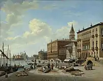 Riva degli Schiavoni à Venise (sans date)