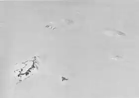 Vue aérienne de la chaîne Hudson