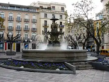 Enrique Blondeau, Fontaine des Muses (es) (1855), Huesca.