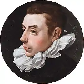 Jan Antonisz van Ravesteyn, Hugo Grotius à l'âge de seize ans (1599).