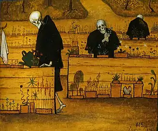 Hugo Simberg, Le Jardin de la mort, 1896.