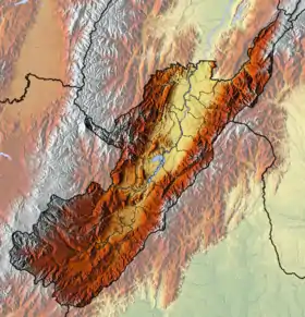 Voir sur la carte topographique du Huila (administrative)