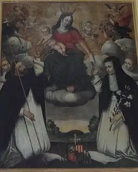 Notre Dame du Rosaire (1640), don de Mgr Octave de Bellegarde, archevêque de Sens (1621-1646)