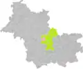 Localisation de la commune dans la Communauté de communes du Pays de Chambord