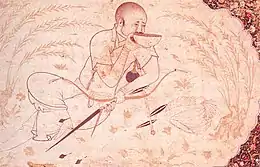Houlagou Khan avec l'arc composite plus ancien utilisé pendant la conquête mongole.