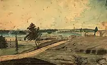 Hull, (Lower Canada), on the Ottawa River; at the Chaudiere Falls, 1830 by Thomas Burrowes