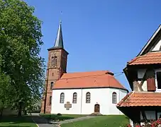 L'église réformée de Hunspach.