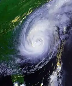 L'ouragan Bonnie le 26 août avant de toucher les côtes