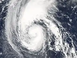 L'ouragan Florence, le 10 septembre 2006