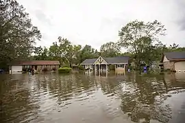 Inondation à Charleston, Caroline du Sud le 8 octobre.