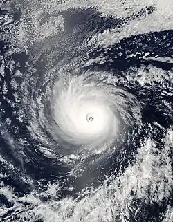 L'ouragan Daniel, le 21 juillet 2006 vers 21h55 UTC