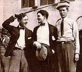 Jock Hutchison, l'acteur Richard Dix et Jim Barnes en 1922.