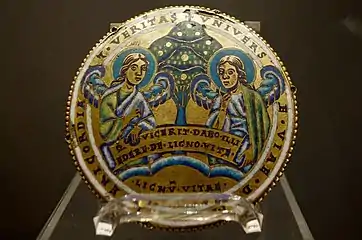 L'Arbre de Vie, médaillon émaillé de 1160 à Huy.