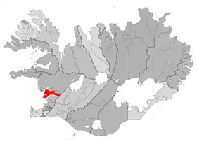 Localisation de Hvalfjarðarsveit