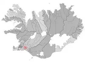 Localisation de Hveragerði