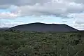 Vue de l'extérieur du cratère.