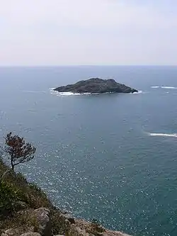 Vue sur la mer ouverte de Hyūga.