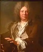 Portrait de Antoine Coysevox, (Hyacinthe Rigaud).