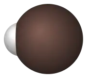 Image représentant deux sphères partiellement emboîtées, l'une nettement plus petite qui est l'hydrogène, formant un modèle compact de l'astature d'hydrogène.