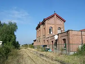 L'ancienne gare d'Hyon.